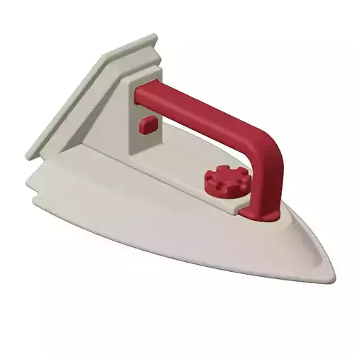 Toddler Electrical Iron Box Toy 3D model