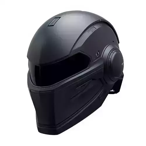 Cyber-Synthetic Stealth Operative Helmet 3D Model