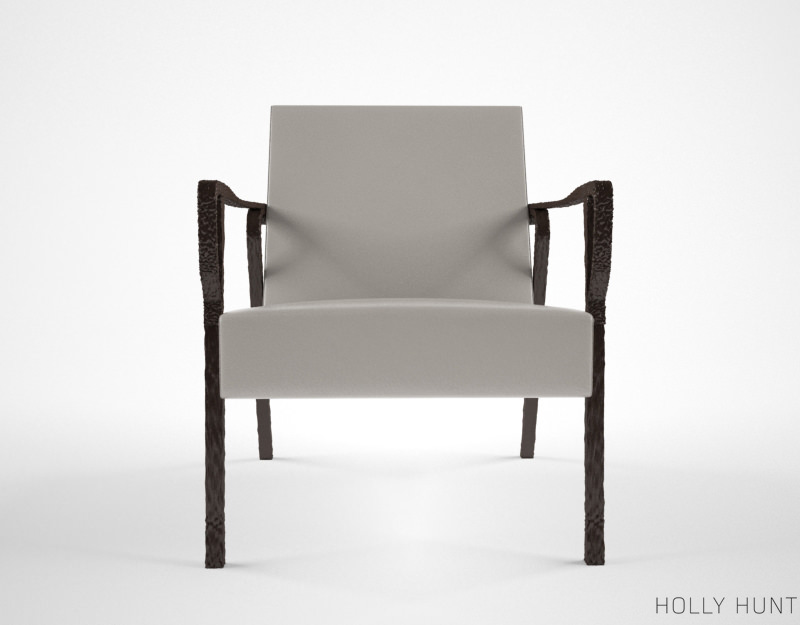 Holly Hunt Dublin lounge chair 3D model_1