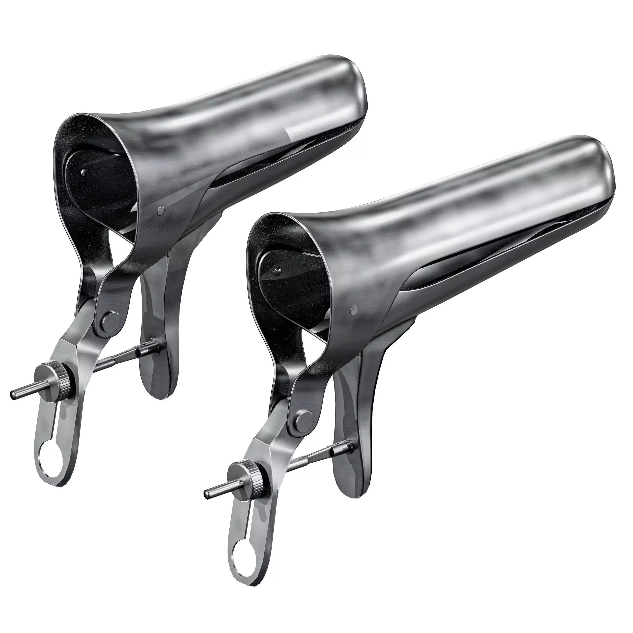 Vaginal Speculum Low-poly 3D model