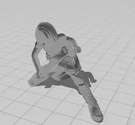 Kick-Ass Hit Girl characters 3D model