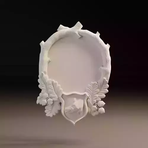 Trophy Hunting Plaque Bas Relief CNC