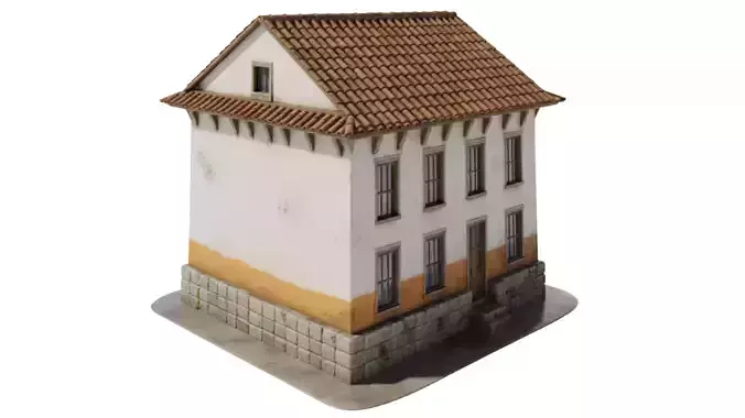 Traditional Residential House 3D Model  Game  Archviz Ready