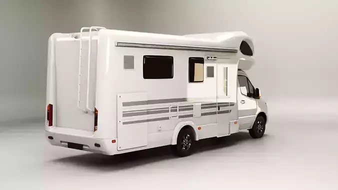 Modern Camper 3D model 5
