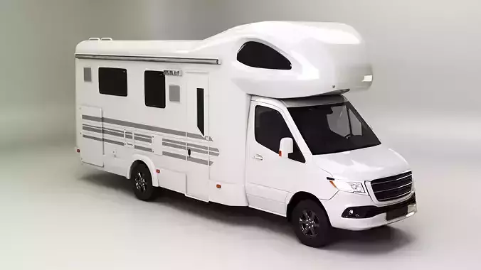Modern Camper 3D model 7