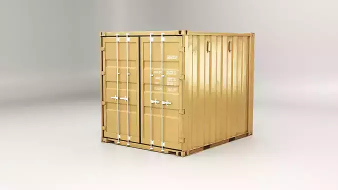 Intermodal Shipping Container 10-foot-long