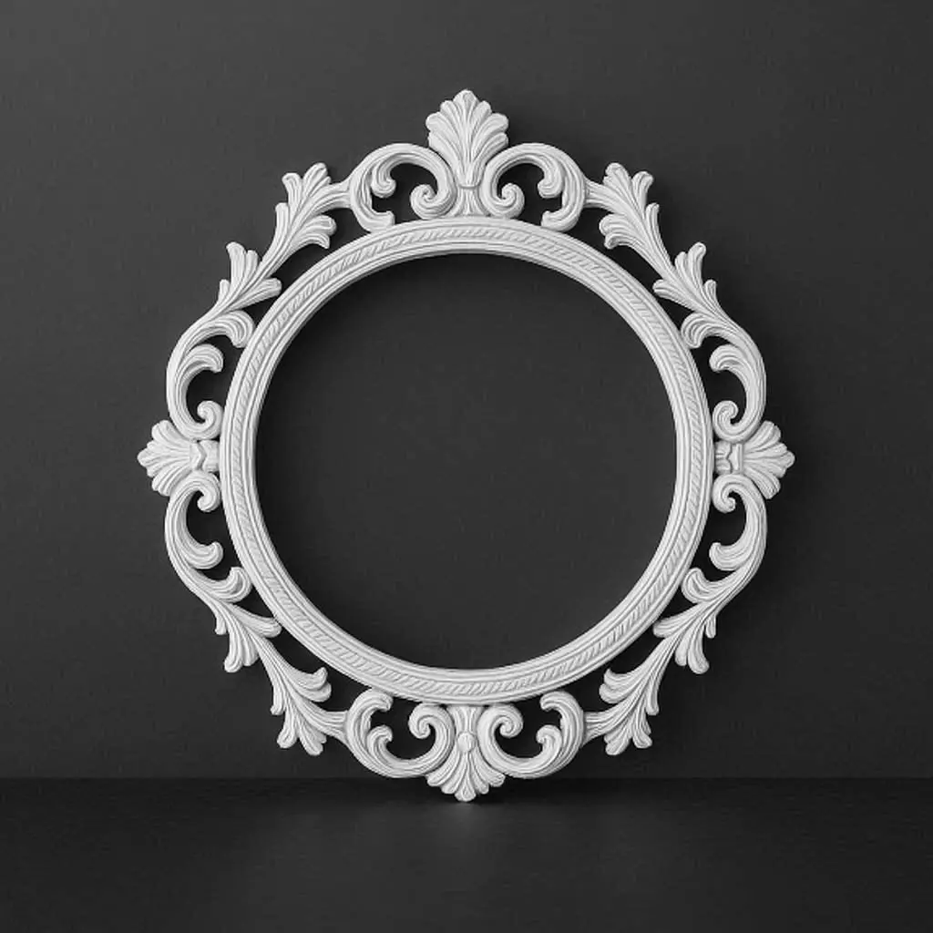 OrnateCircularPictureFrame|3DPrintModel