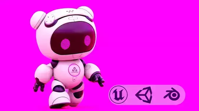 ROBO G-2 Rigged for Unreal Engine - Unity - MIXAMO