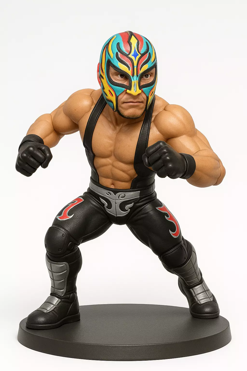 Lucha Libre Action Figure 3D Printable STL OBJ 3D print model