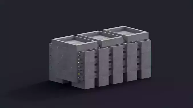 Brutalist Building 03