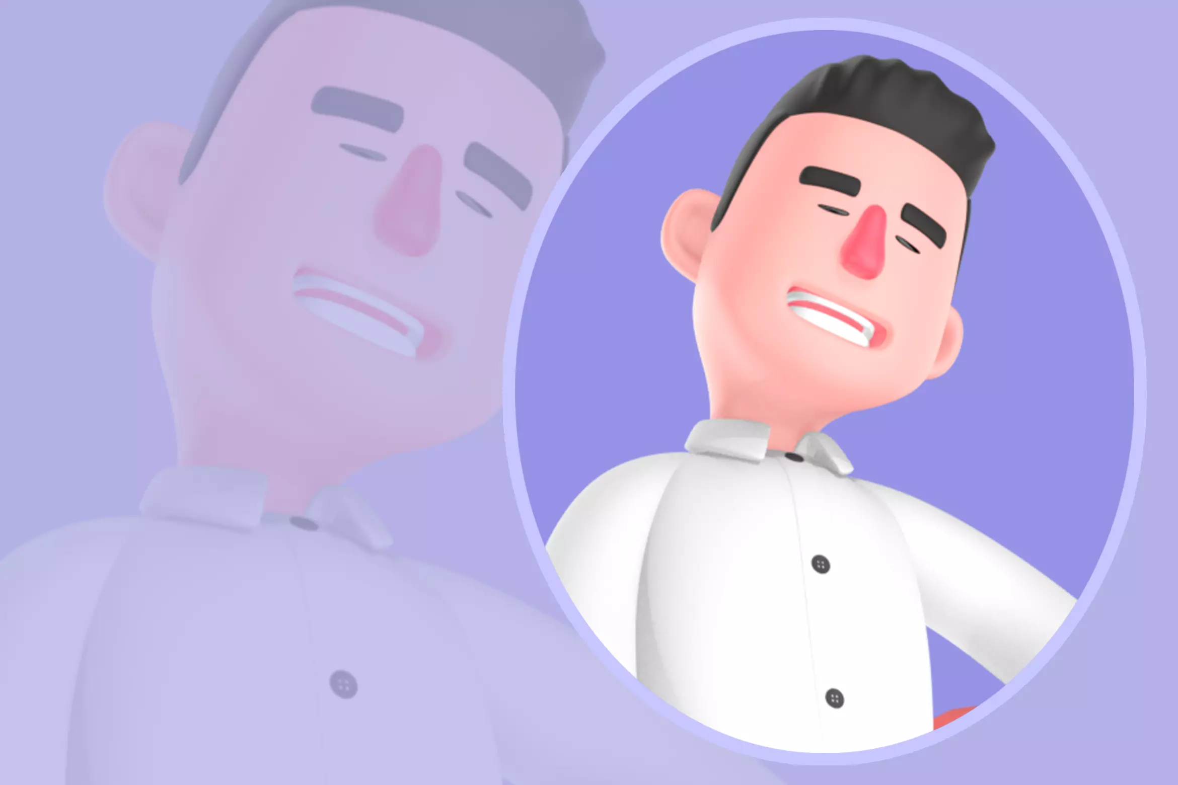 Stylized 3D Male Businessman Character - Cartoon Percentage 3D model
