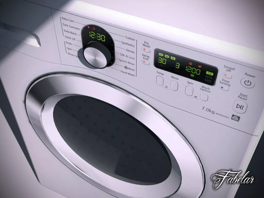 Washing machine Free 3D model