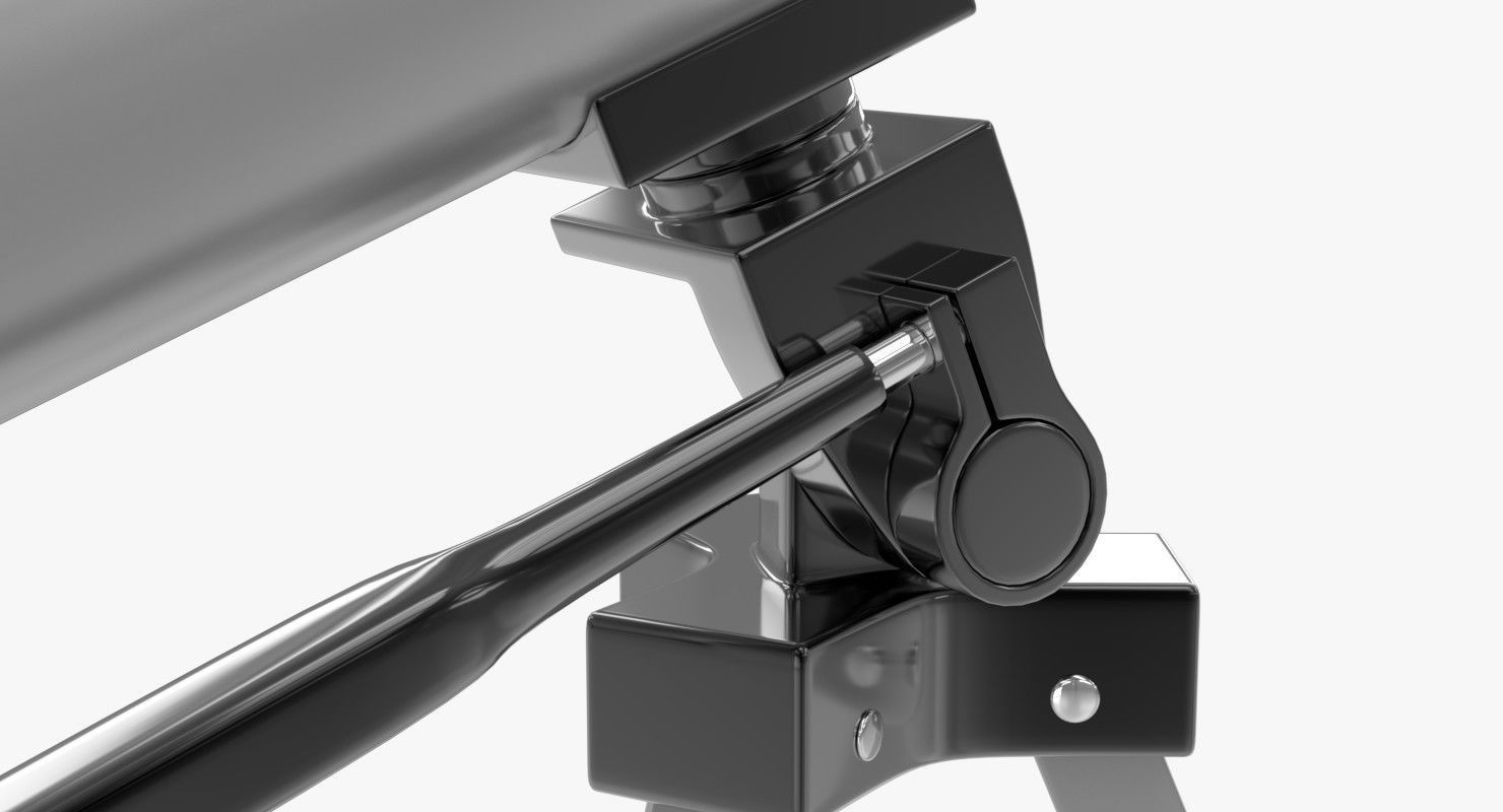 Telescope on tripod 3D model_5