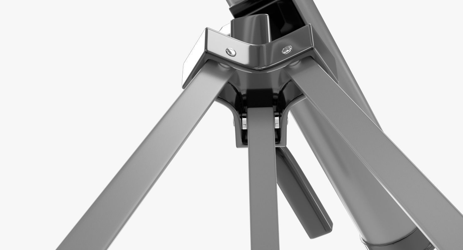 Telescope on tripod 3D model_8
