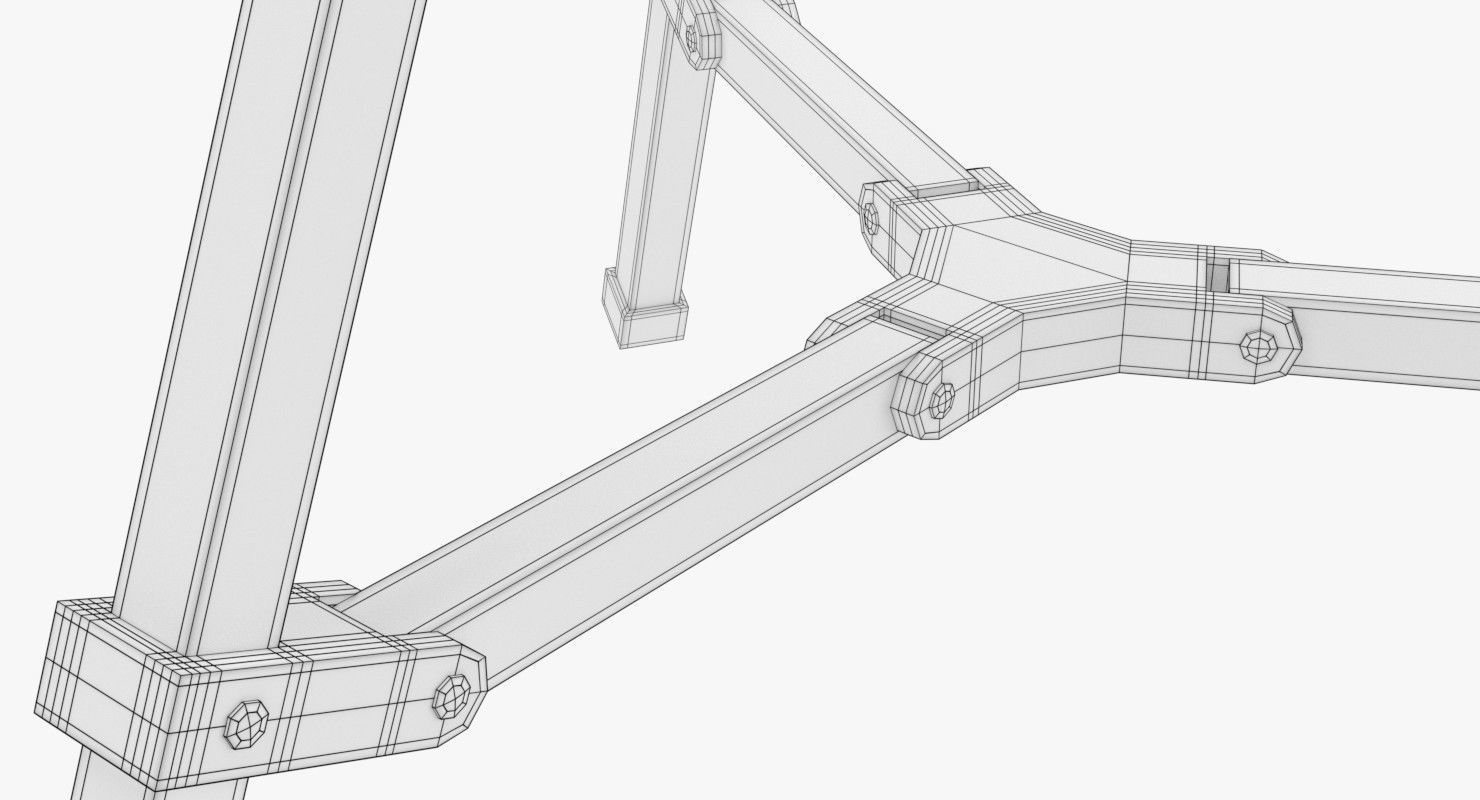Telescope on tripod 3D model_17