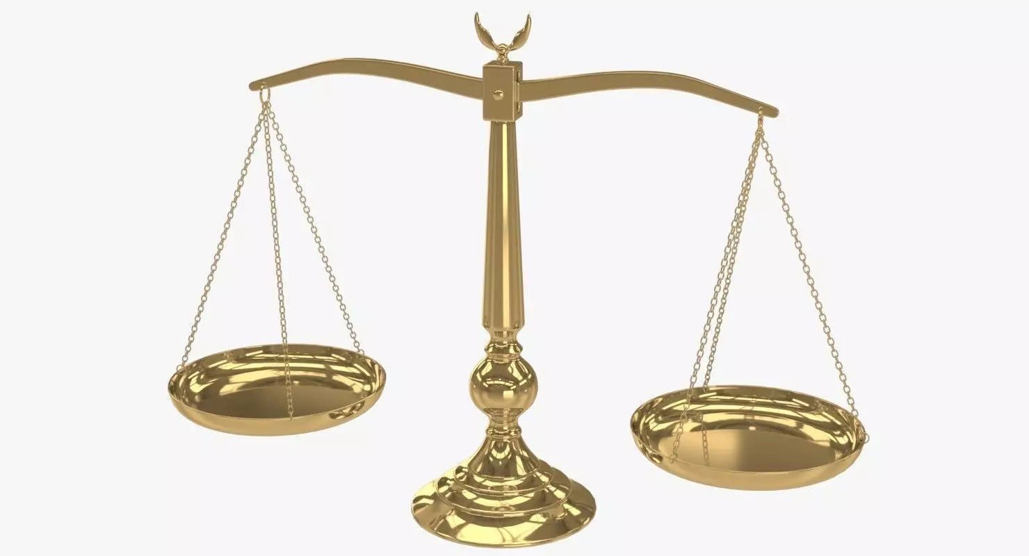 Balance Scale 3D model_0