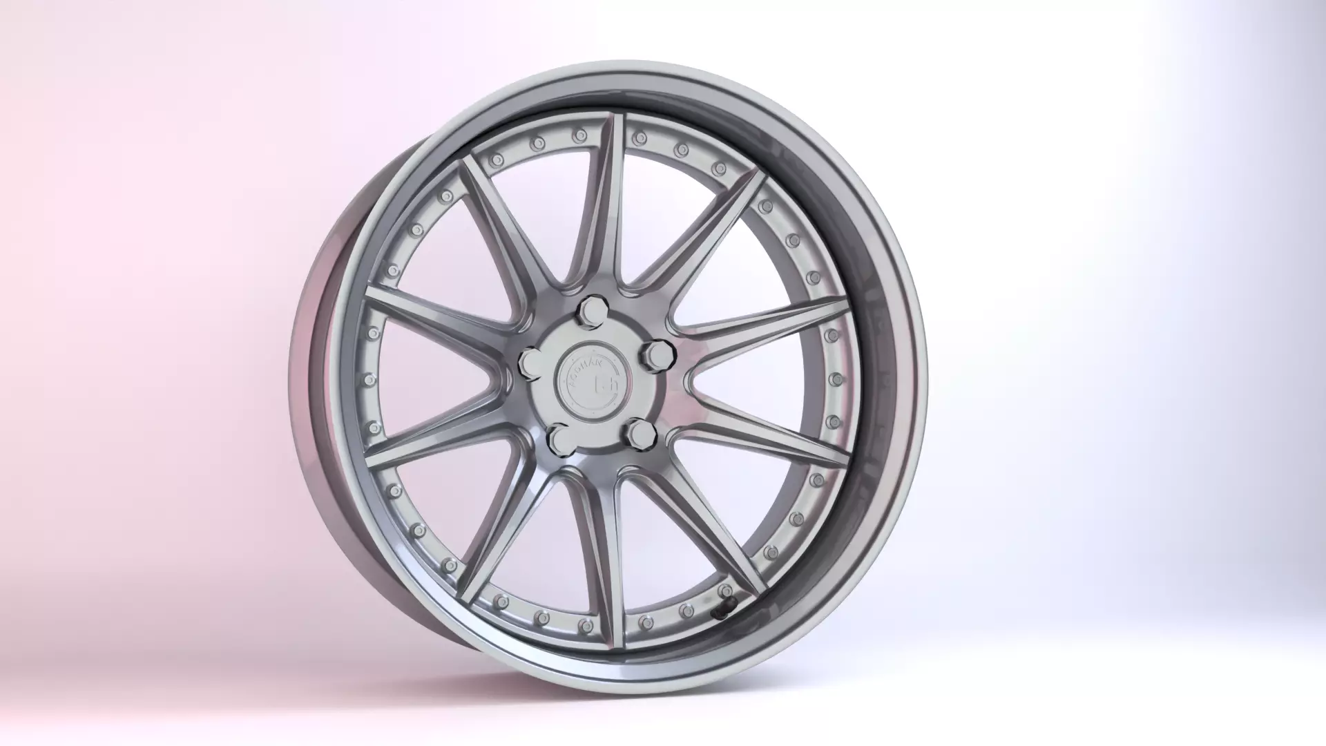 Aodhan DS-07 Wheels Low-poly 3D model