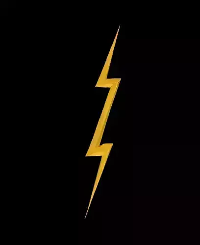Zeus lightning bolt 3D model
