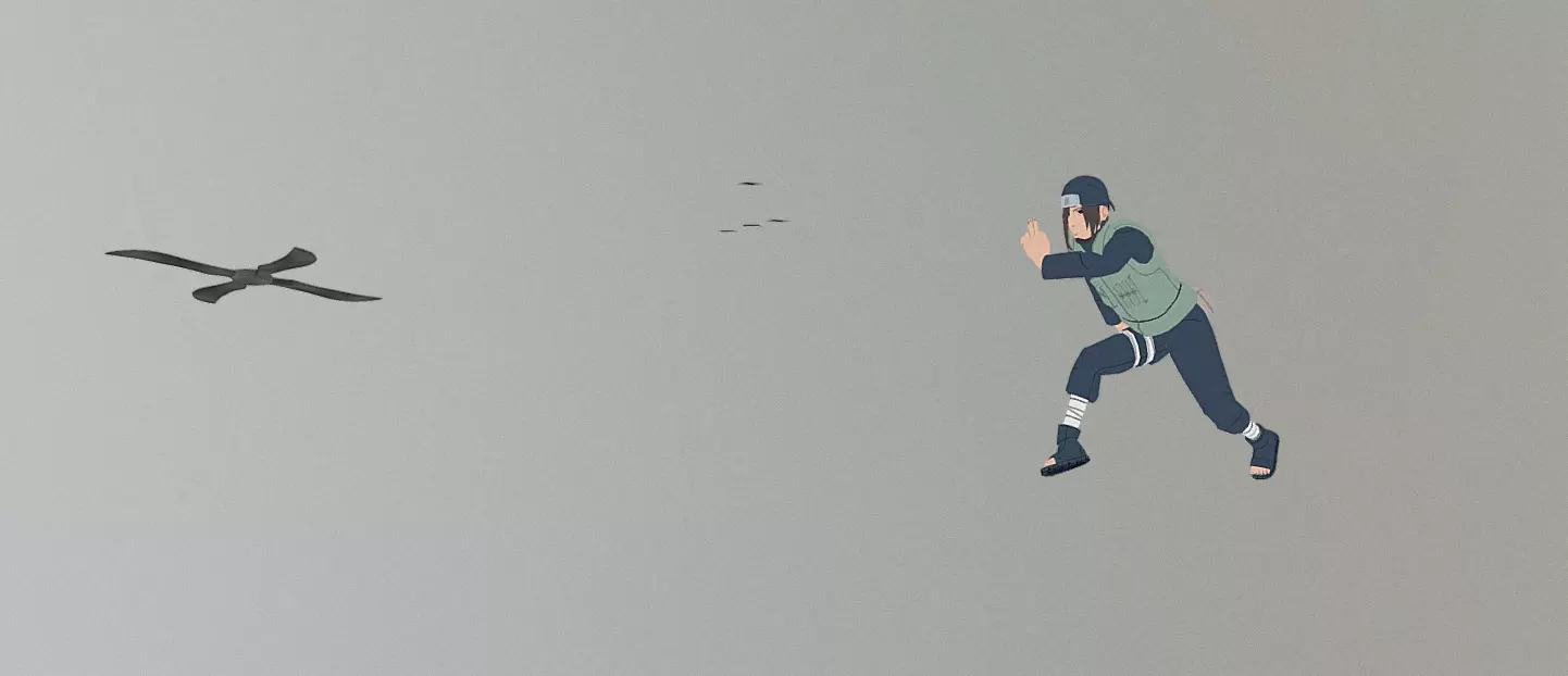 IZUMO Ultimate Jutsu Fbx Pbr Animated 3D model