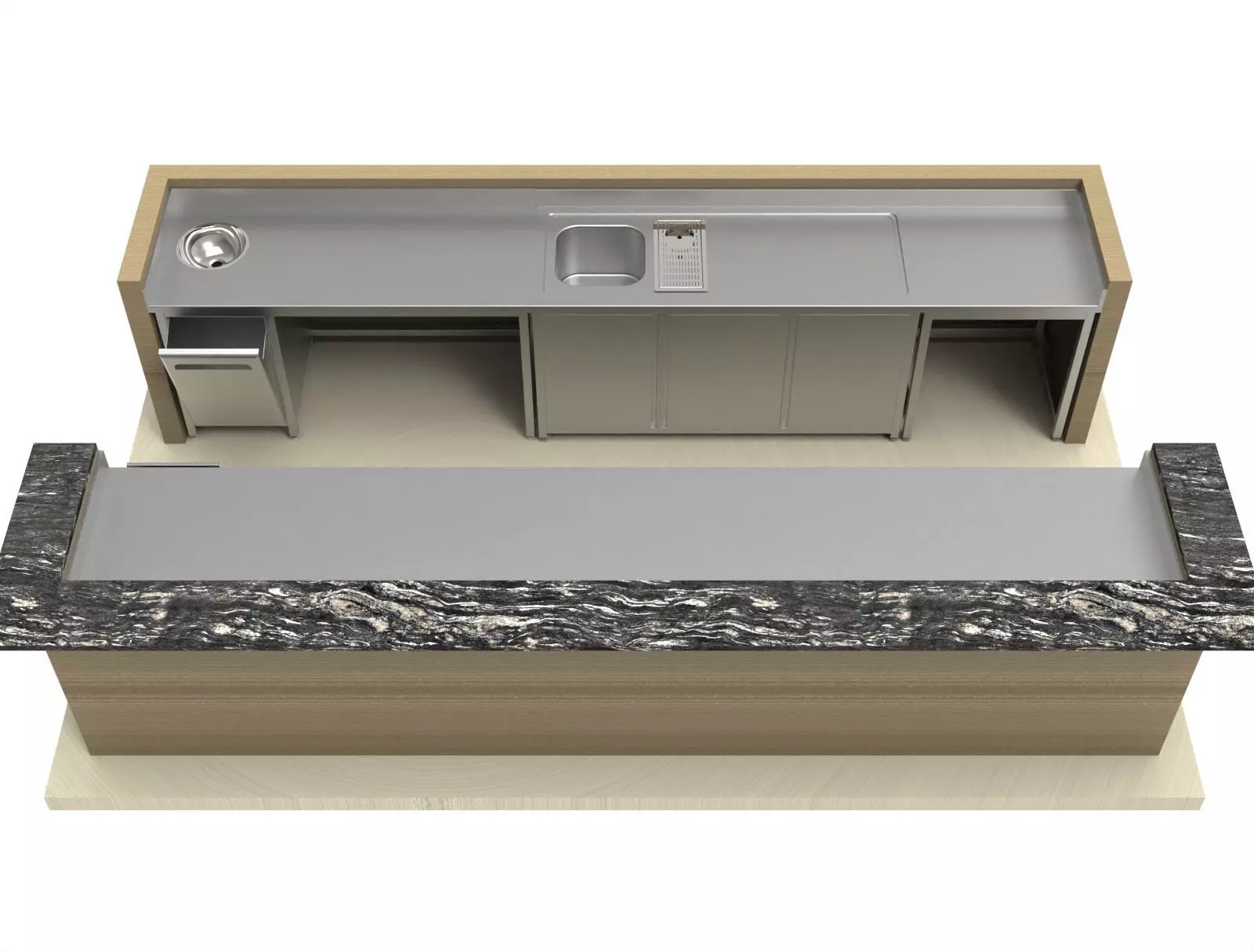BAR COUNTER 3D model
