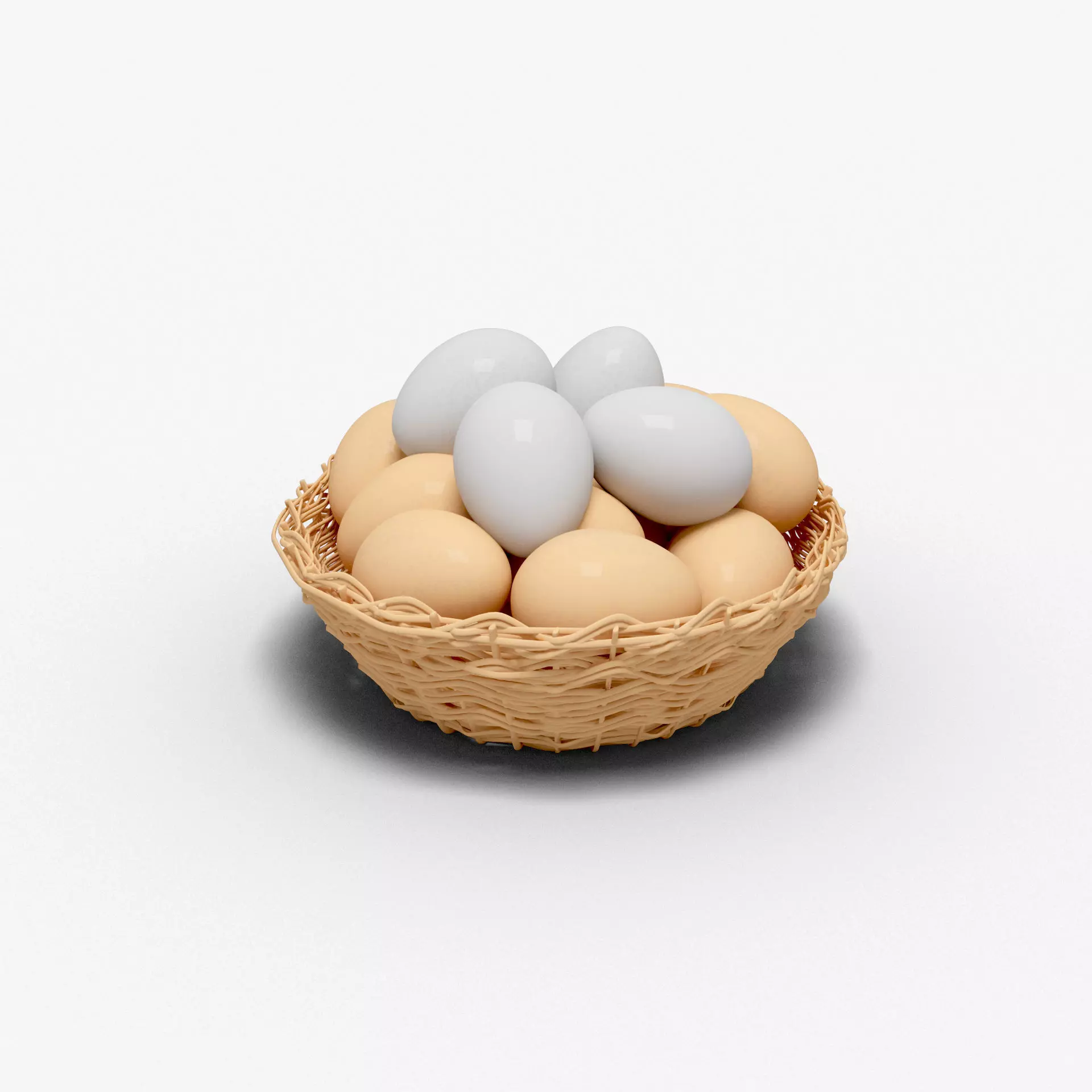 egg basket 3D model