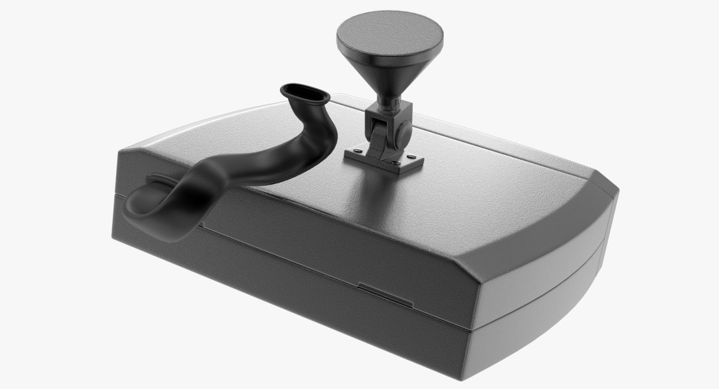 Projector machine with handle 3D model_2