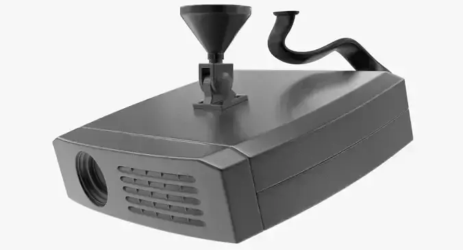 Projector machine with handle
