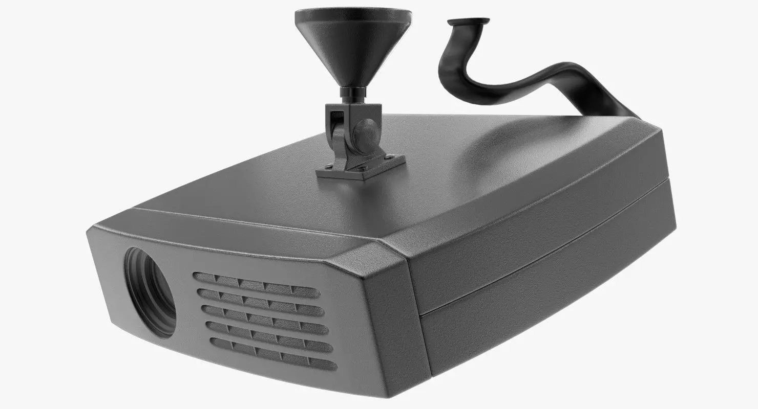 Projector machine with handle 3D model_0