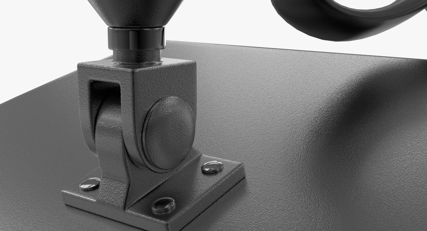 Projector machine with handle 3D model_6