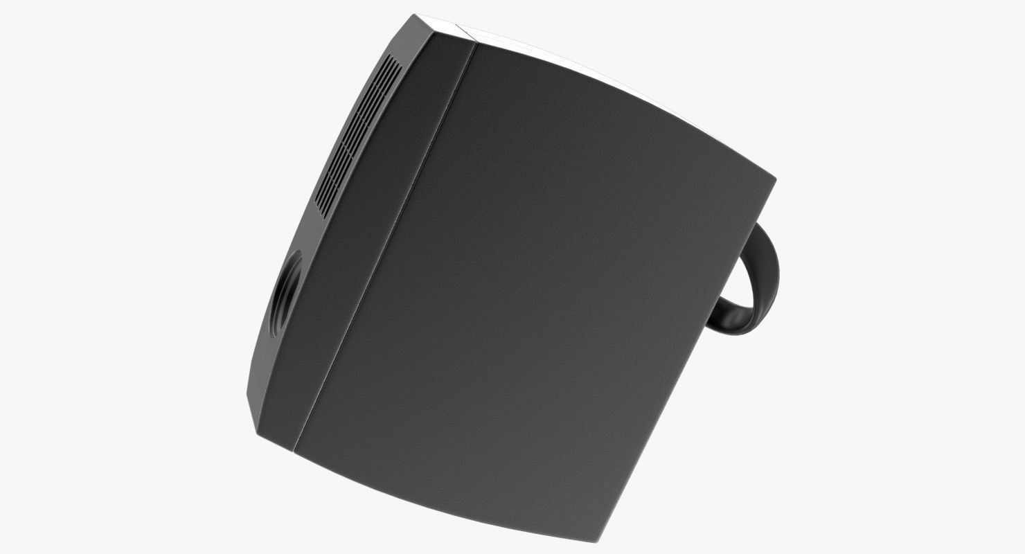 Projector machine with handle 3D model_4