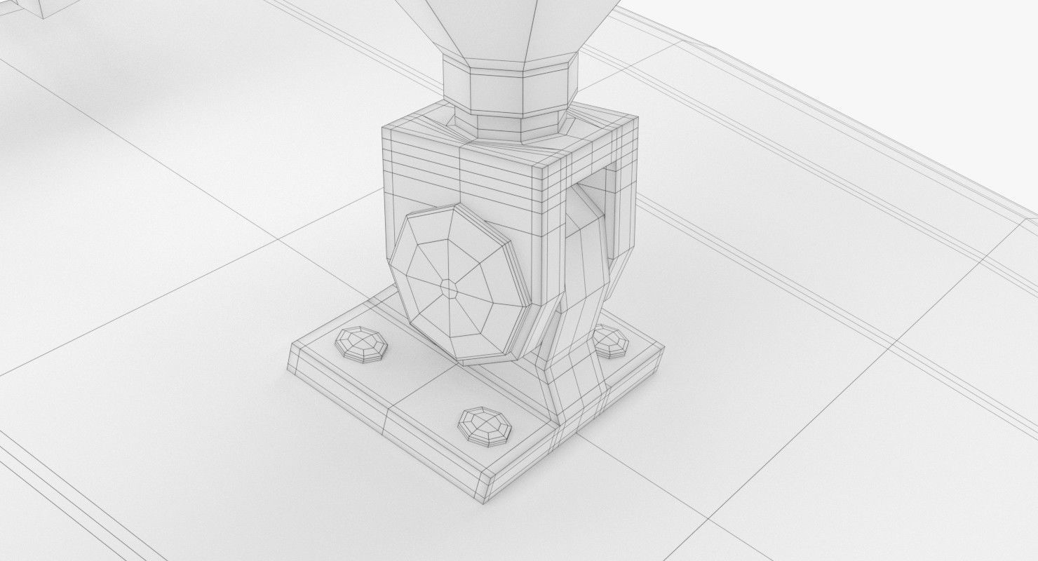 Projector machine with handle 3D model_12