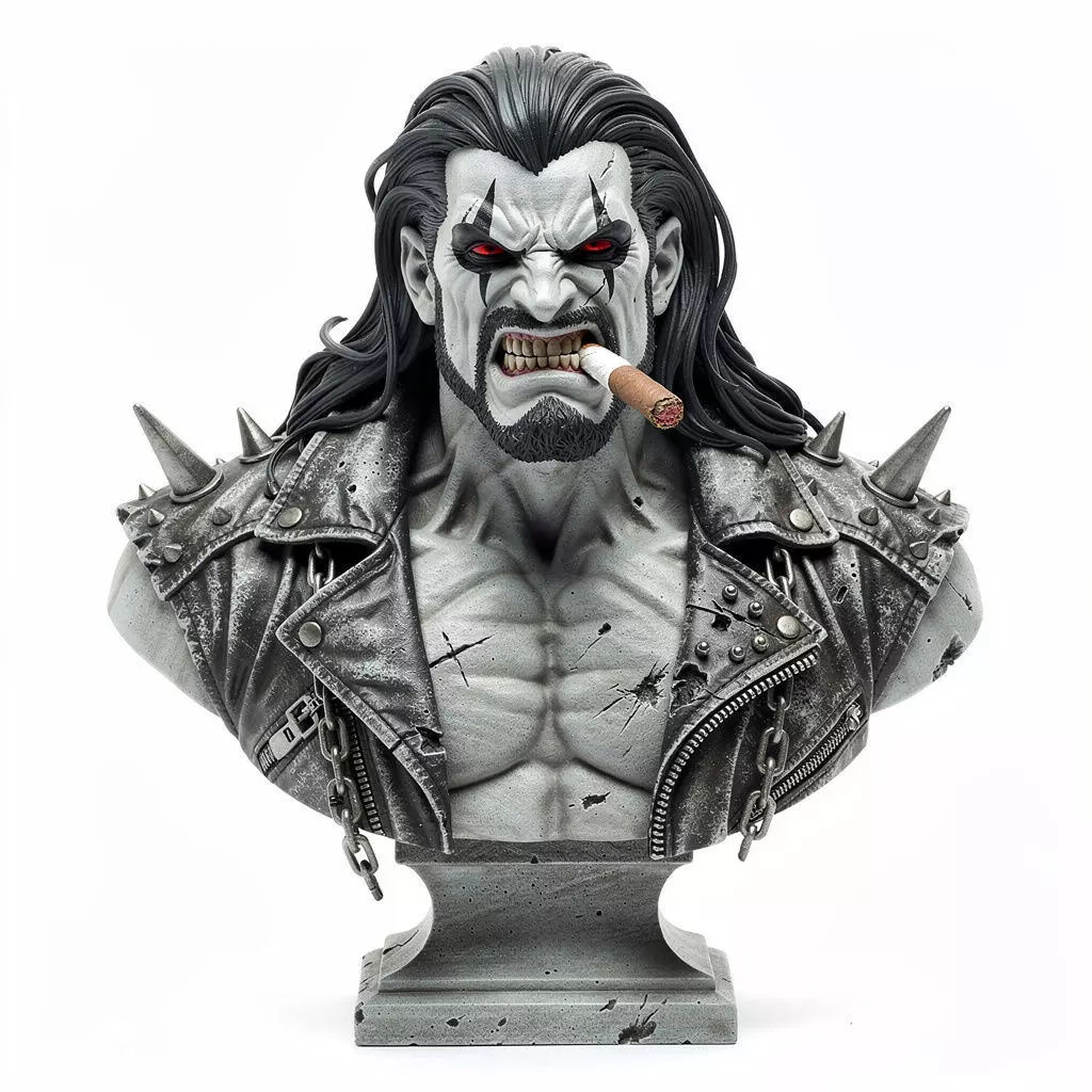 LOBO bust statue 3D print ready 3D print model