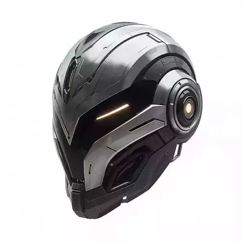 Cyber Mecha V-Fin Commander 3D Model