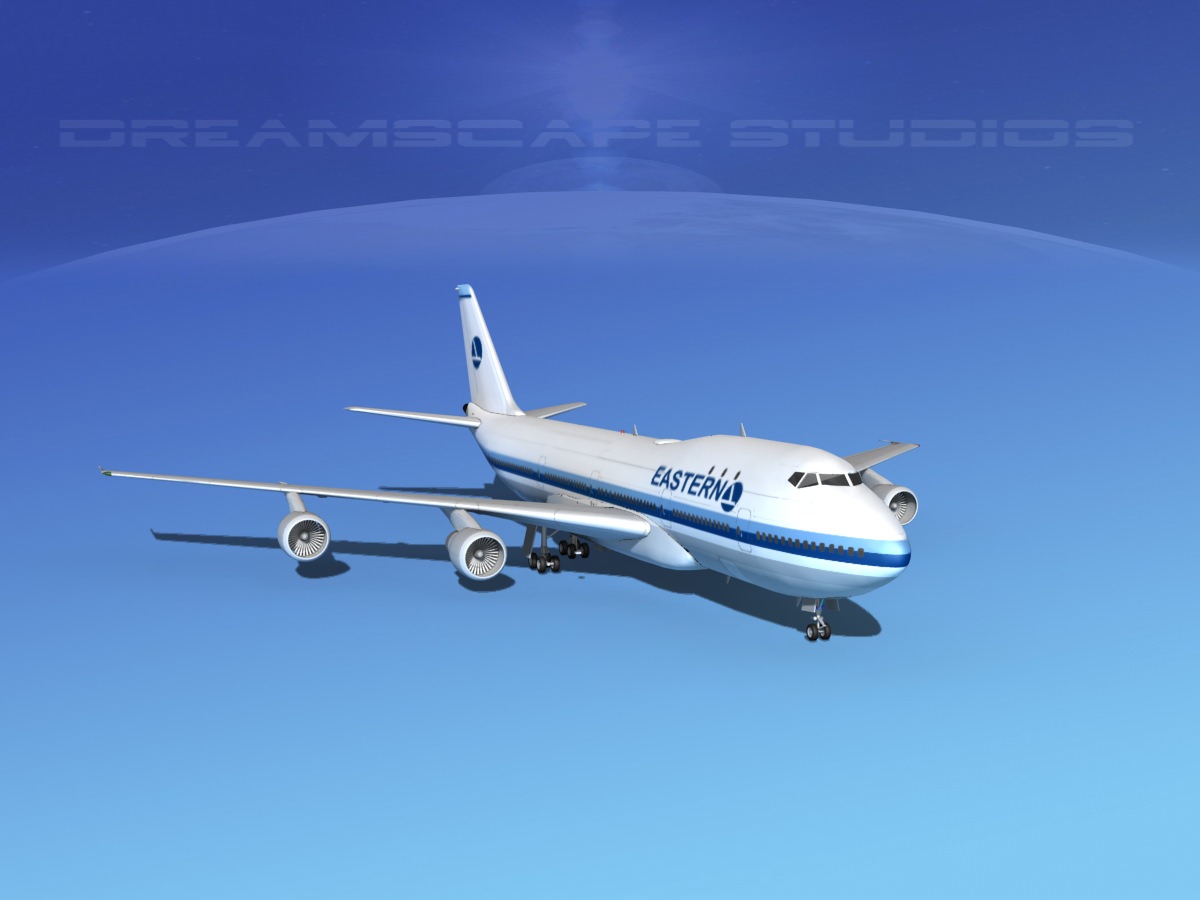 Boeing 747-100 Eastern Airlines 2 3D model_4