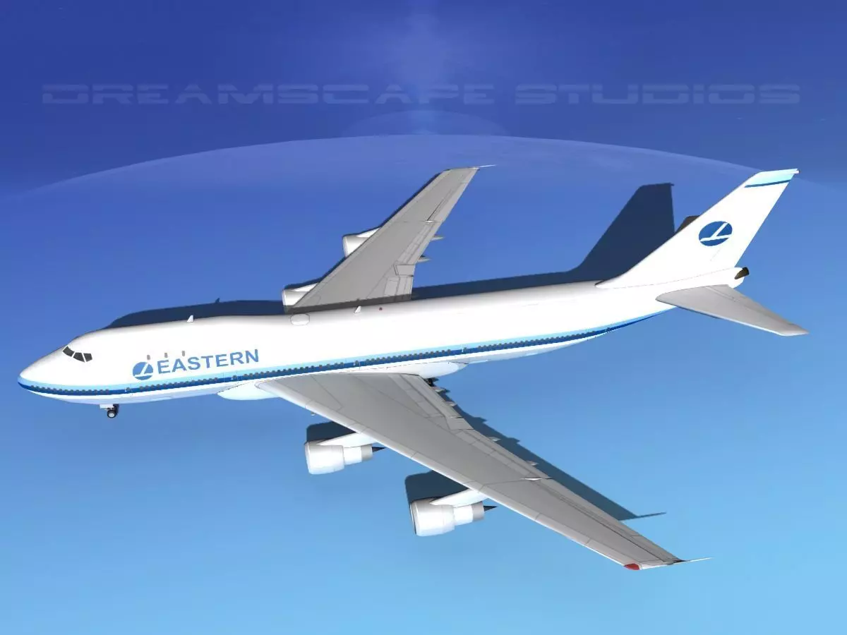 Boeing 747-100 Eastern Airlines 2 3D model_0