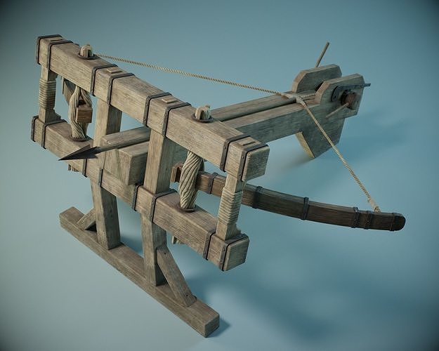 Ballista PBR Low-poly 3D model