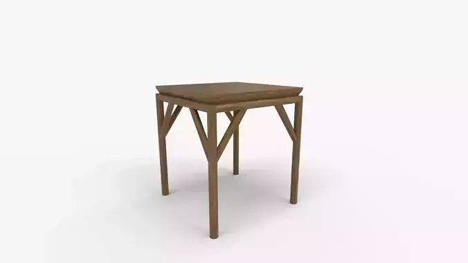 Antiques Atlas Mid Century Bamboo Table 3D model