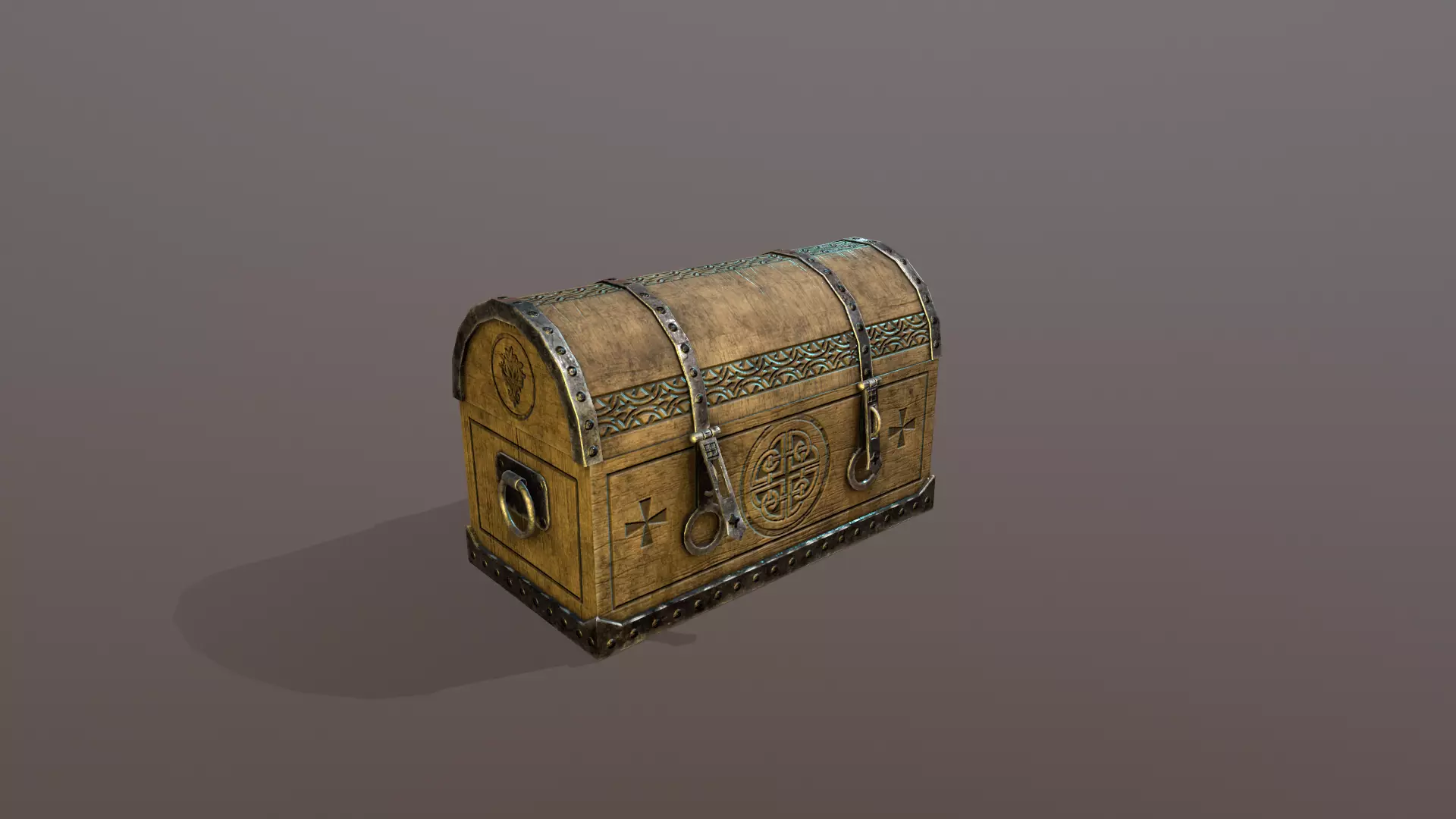 Chest Free low-poly 3D model