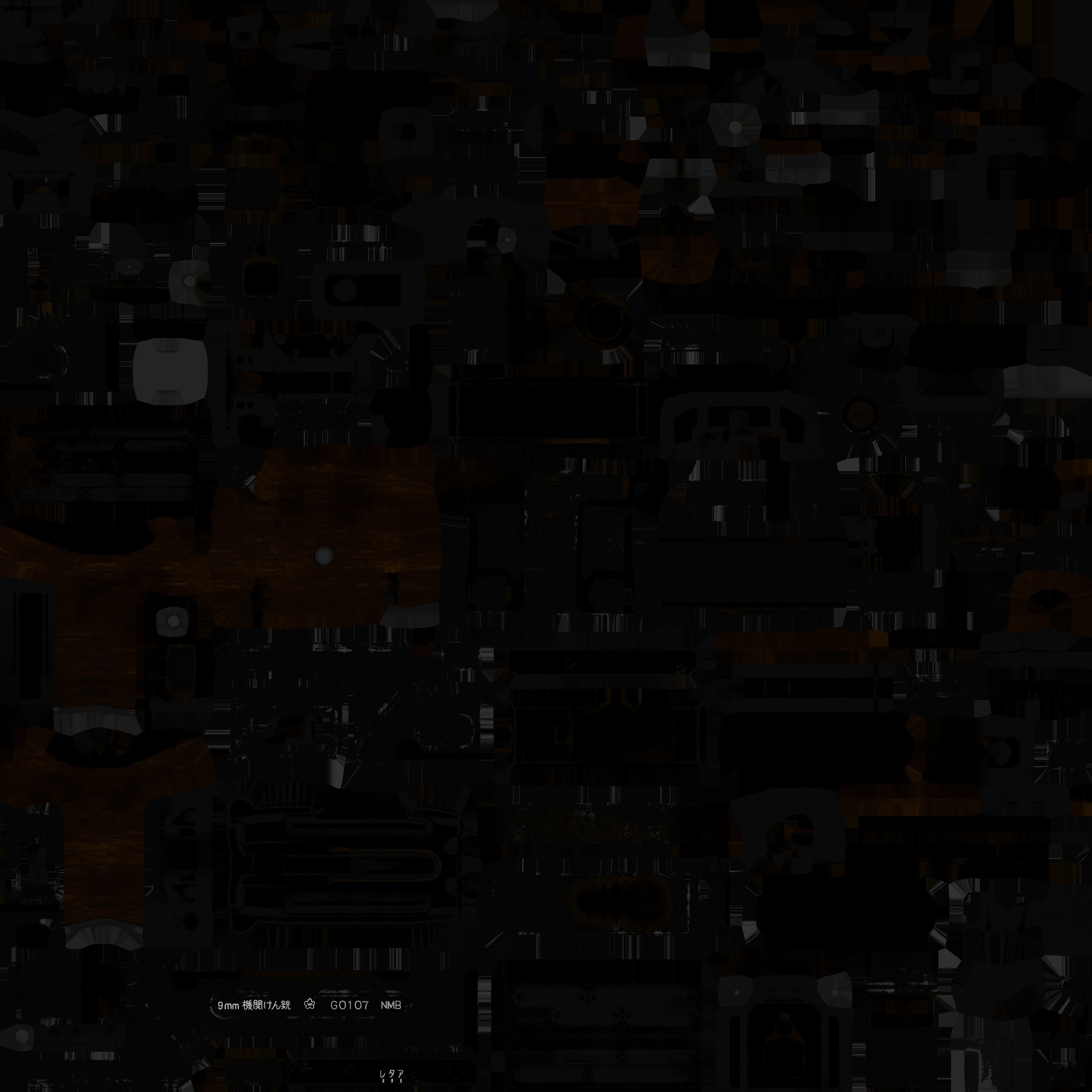 Minebea PM-9 uzi varient Low-poly 3D model_4