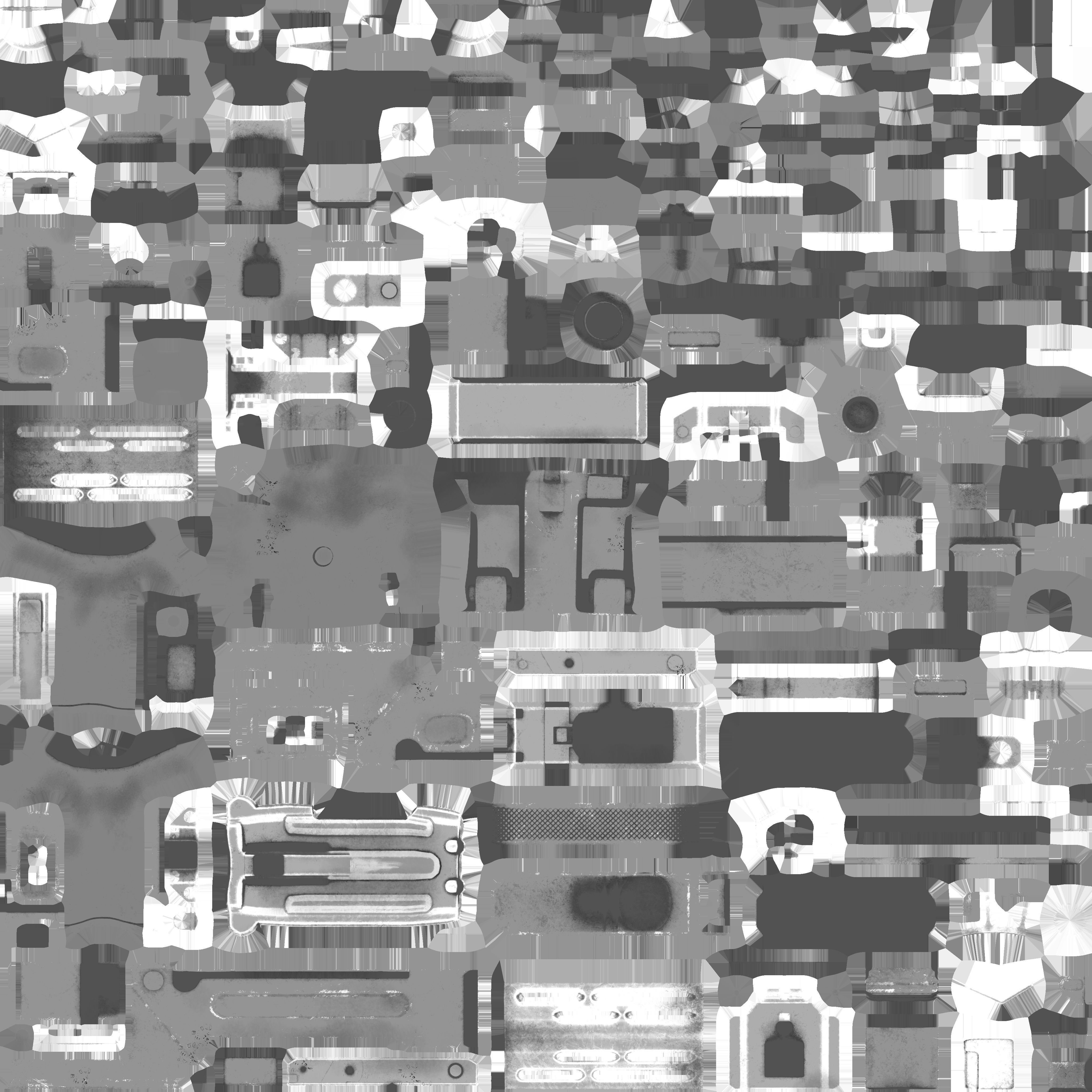 Minebea PM-9 uzi varient Low-poly 3D model_6