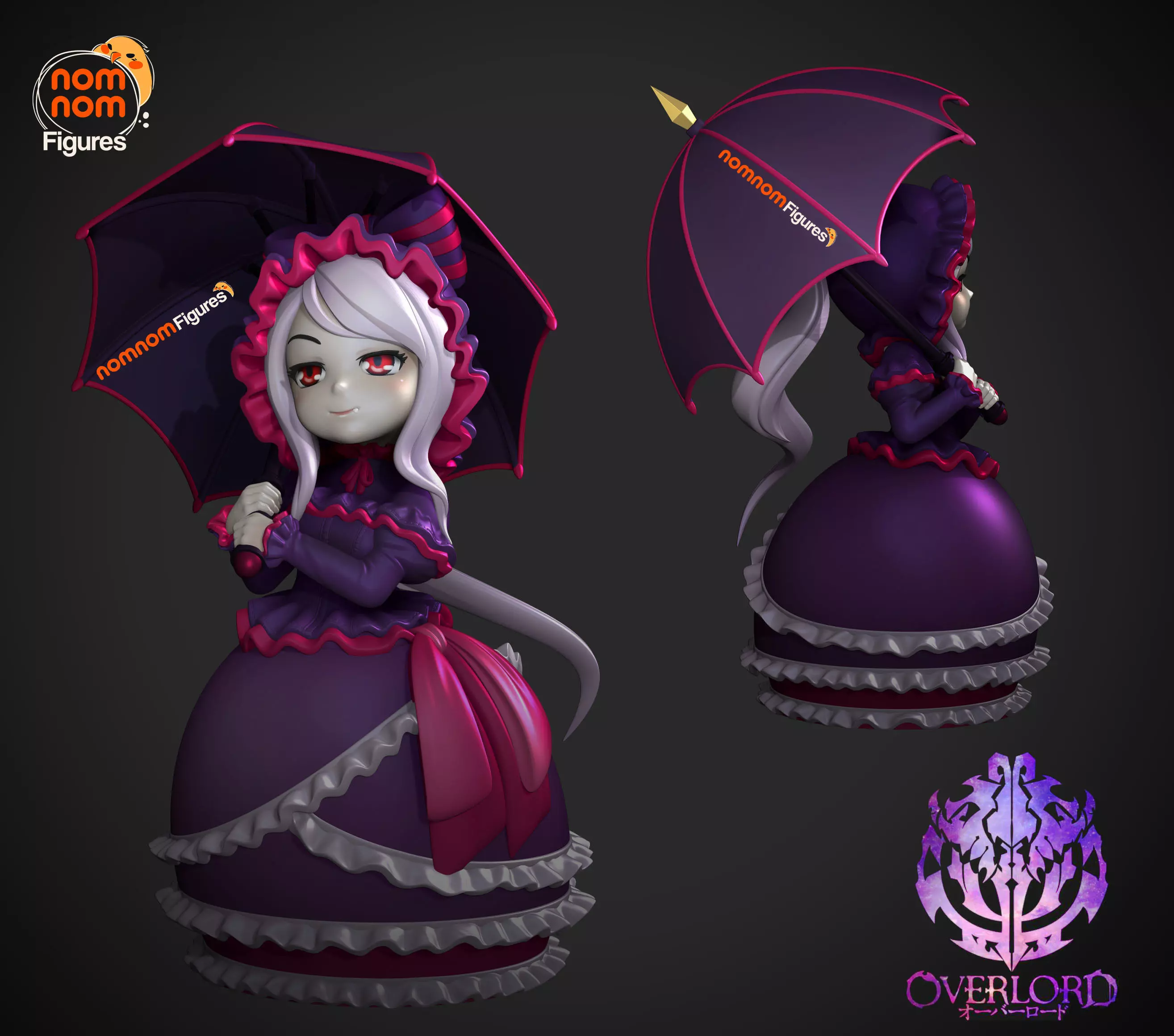 Chibi Crimson Night Lady 3D print model