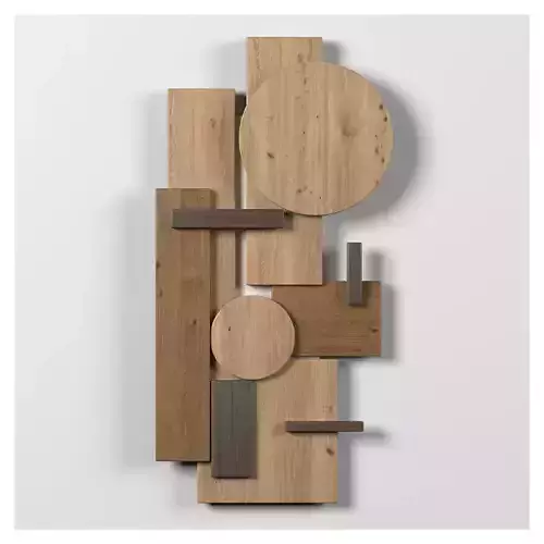 Wall shapes Decoration - Wood - 40x90 - Collection - Part 3