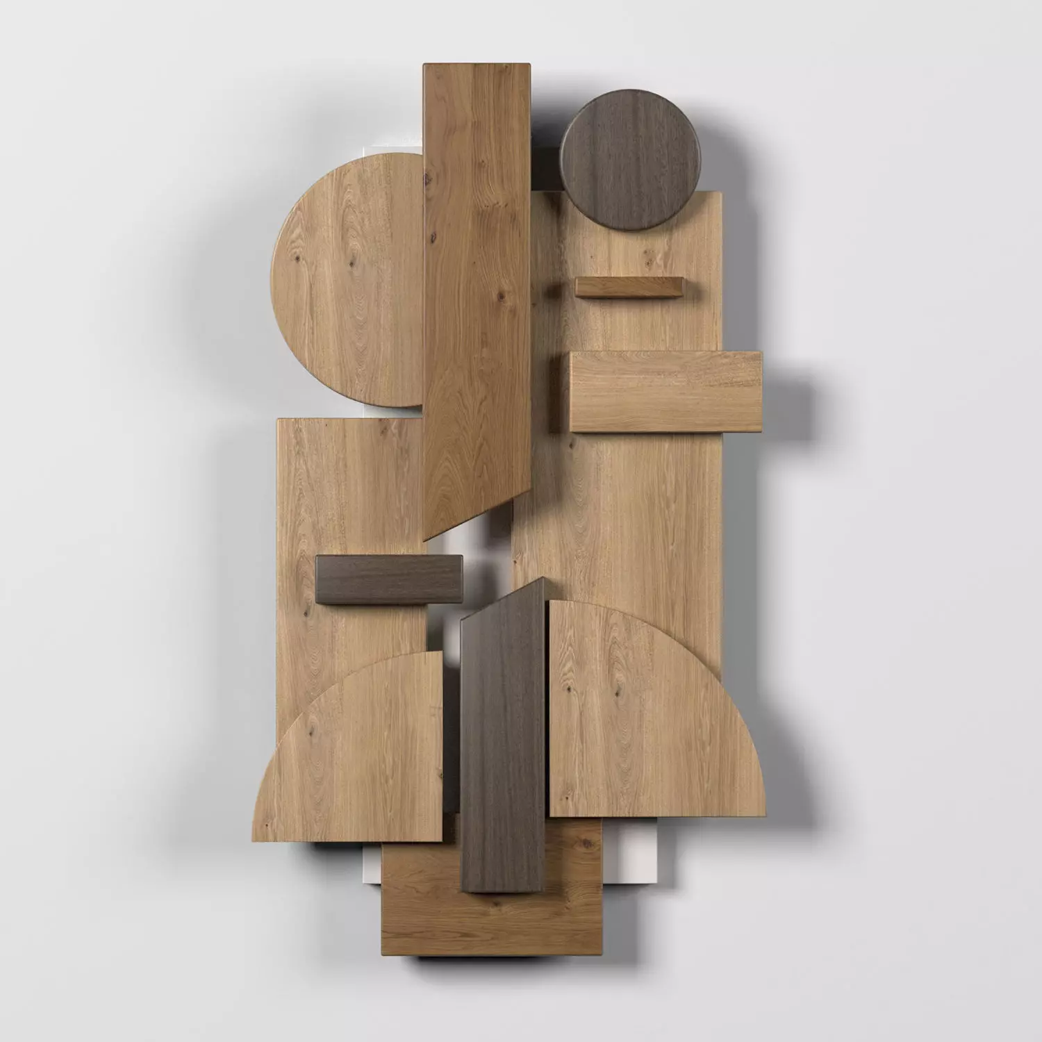 Wall shapes Decoration - Wood - 35x60 - Collection - Part 4 3D model