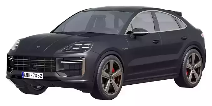 Porsche Cayenne Turbo Coupe 2025 3D model