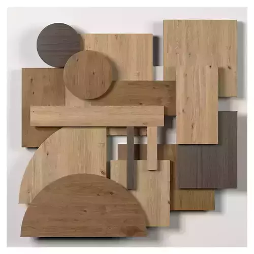 Wall shapes Decoration - Wood - 90cm - Collection - Part 5