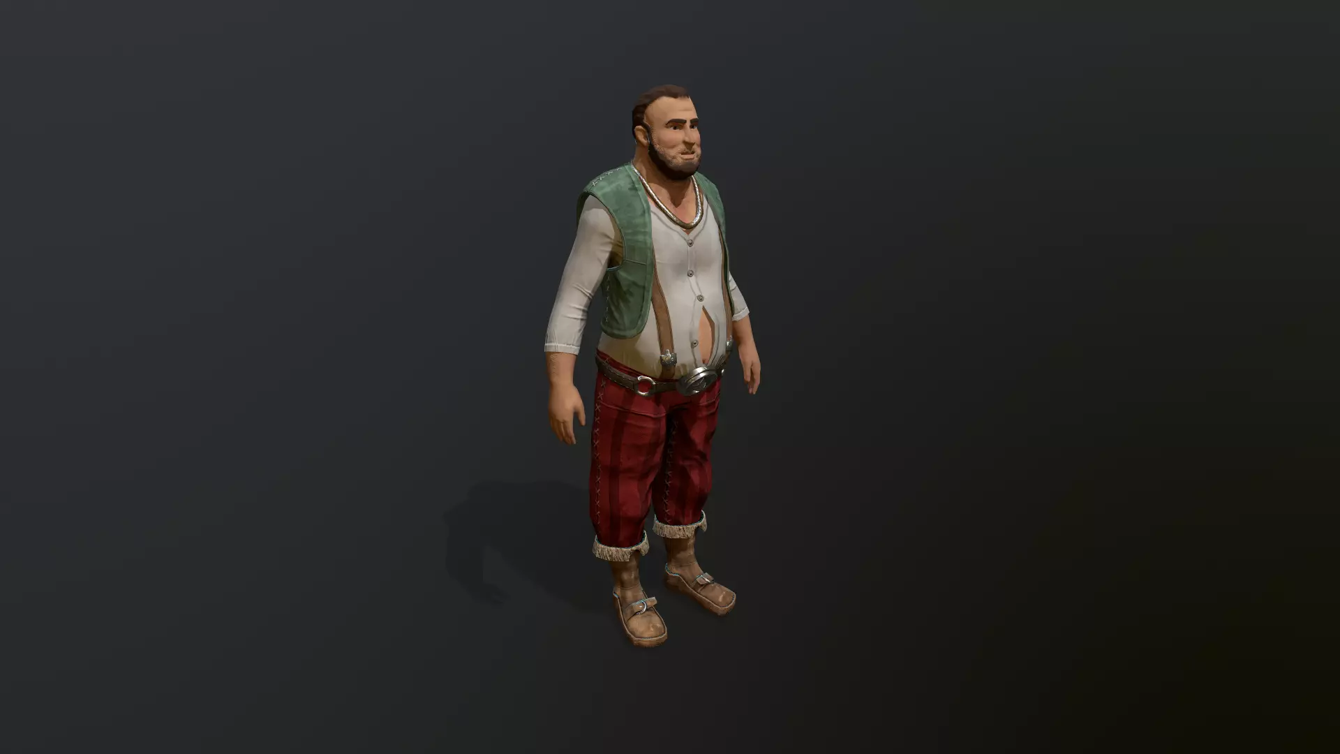 NPC game ready Free low-poly 3D model
