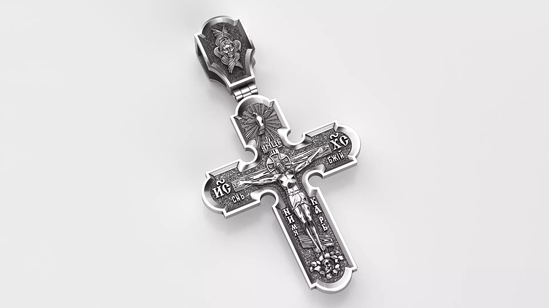 Ortodox cross 3D print model