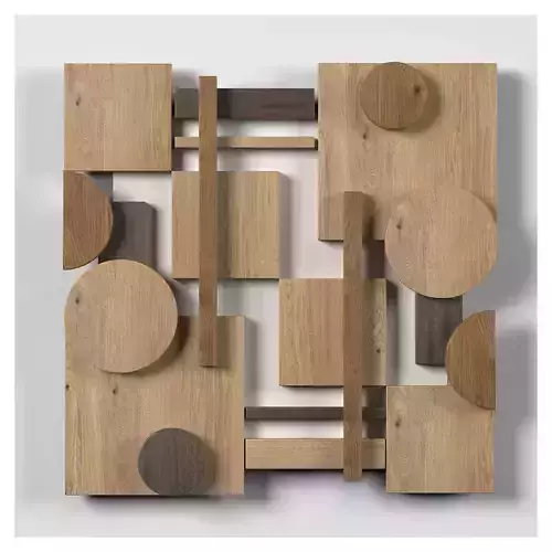 Wall shapes Decoration - Wood - 45cm - Collection - Part 7