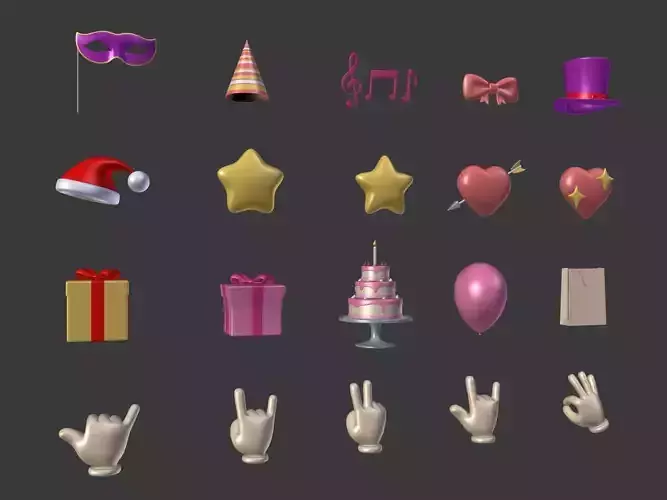 Ocstard Collection 32 Low-poly 3D model 5