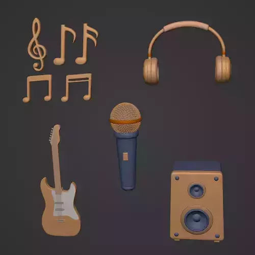 Ocstard Collection 32 Low-poly 3D model 2